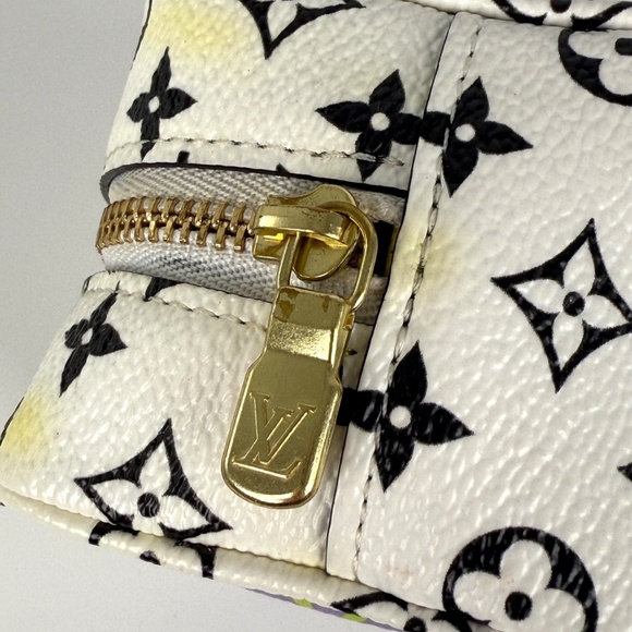 Louis Vuitton Cube Coin Giant Monogram Lilac Multicolor Zip Purse - Picture 8 of 16